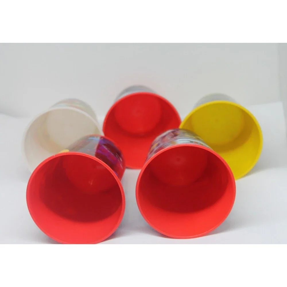McDonald’s Lego Movie Holographic Cups 2013 Lot of 5 Ninjago, Batman, Uni kitty